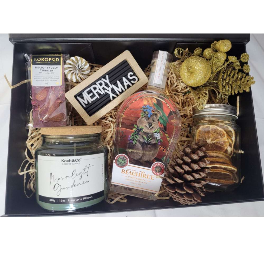 Xmas Beachtree Gin | Gift Hamper | Christmas Gifts | Caloundra Florist