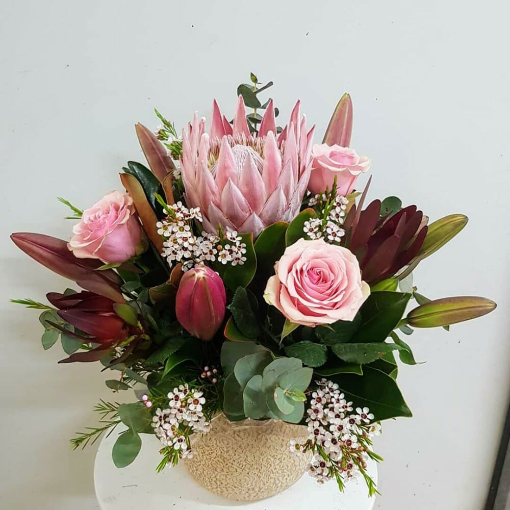 Stella Fresh Flower Arrangement | Fresh Flowers Sunshine Coast | Valentine`s Day Flowers